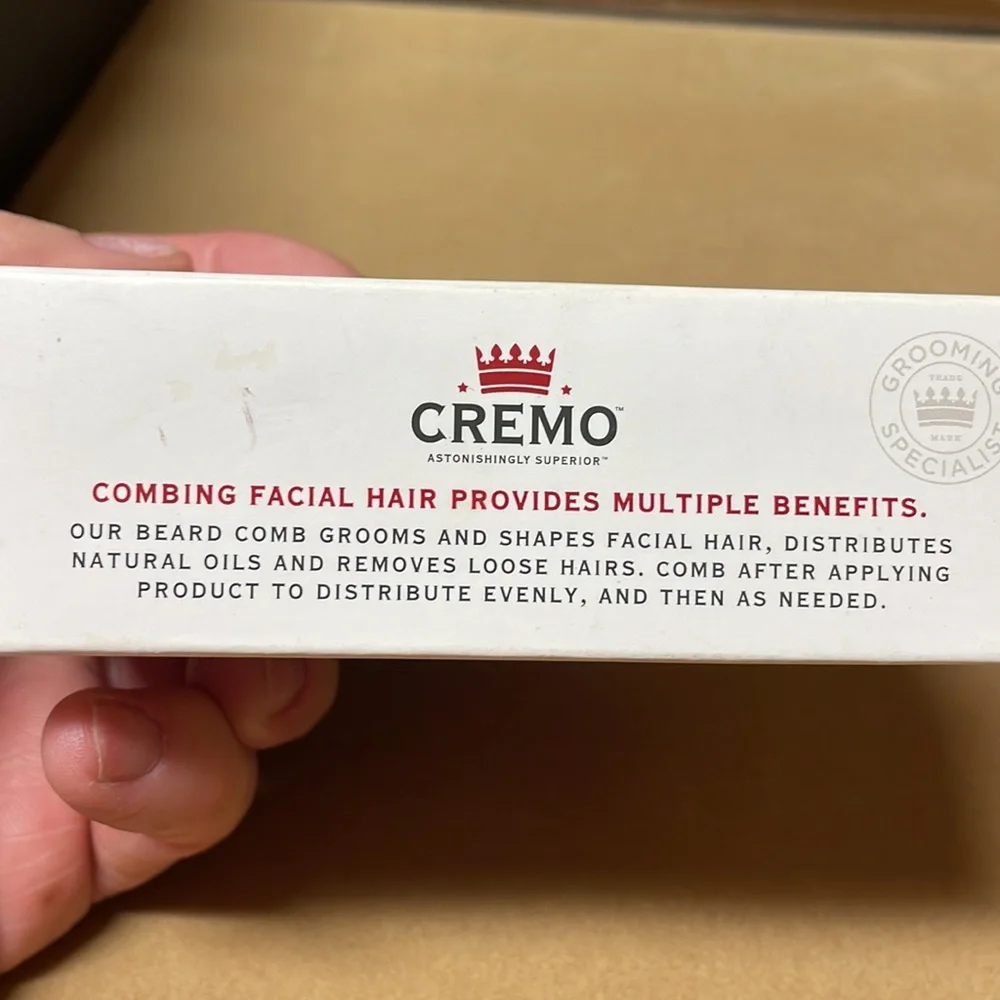 Cremo Call natural beard comb 100% natural scent